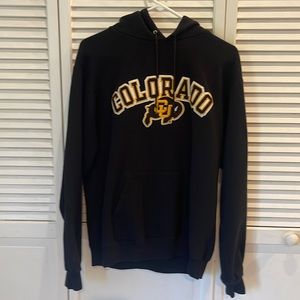 Champion Black and Gold Colorado Hoodie